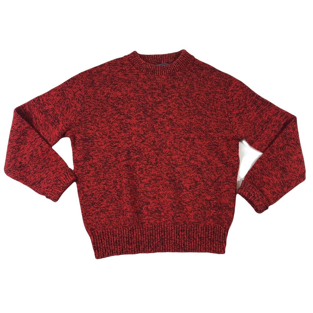 Vintage Peconic Bay Traders Made in USA Men's Knit Pullover Wool Sweater S/M